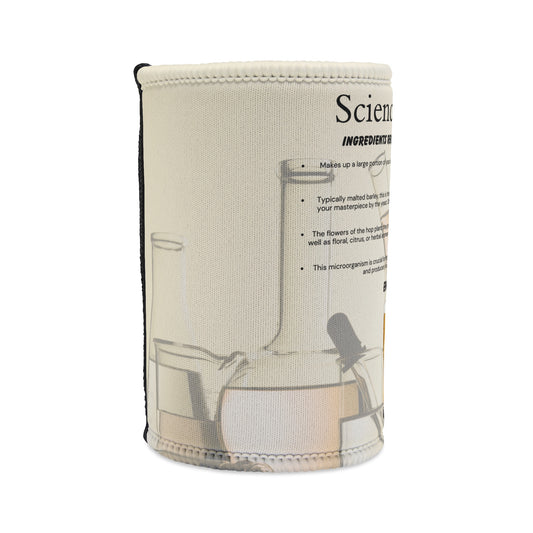 Stubby Cooler — 'Science Project' Beer Can Koozie with A+ Design
