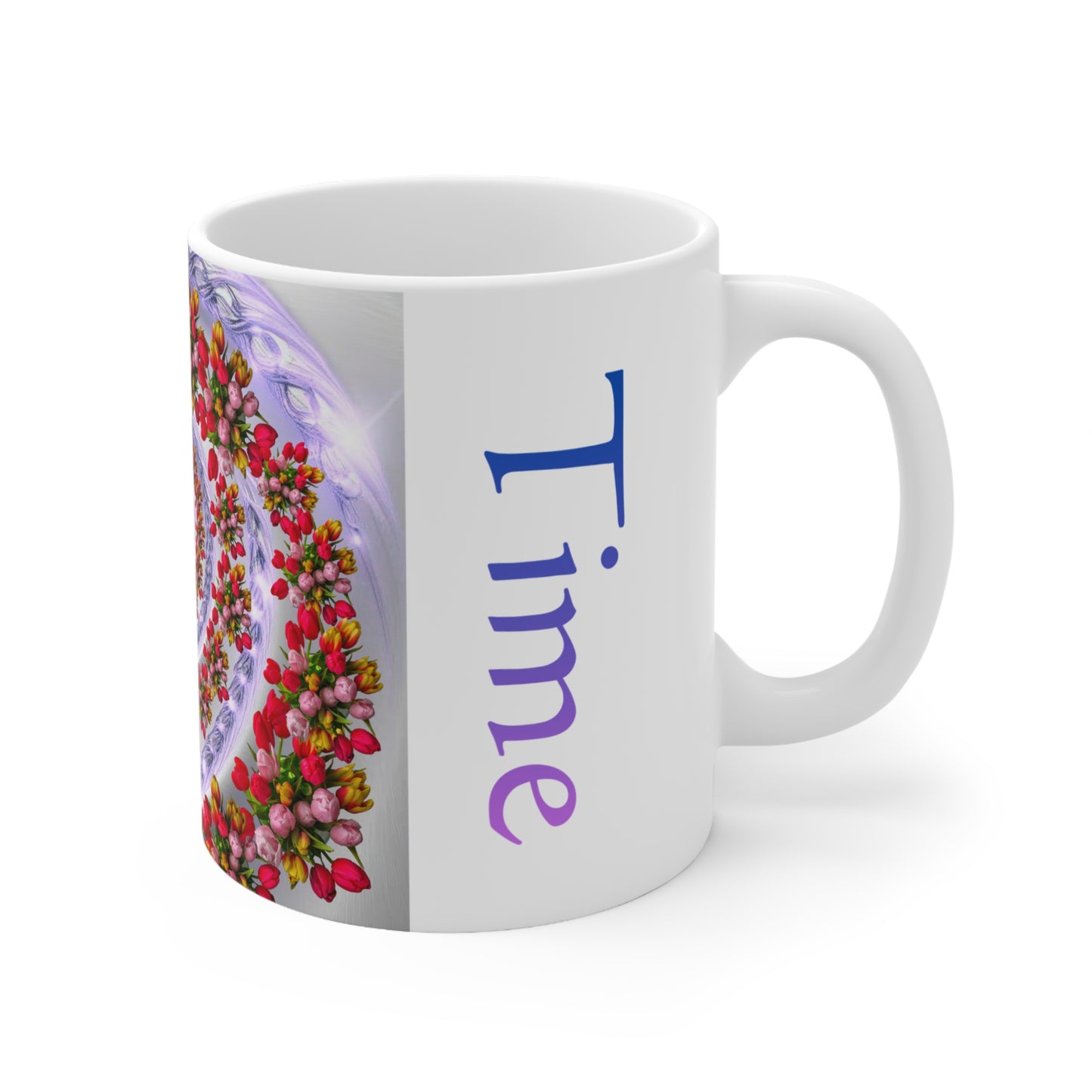 Spring Time Coffee Mug — Ceramic 11oz, Everyday Floral Morning Brew