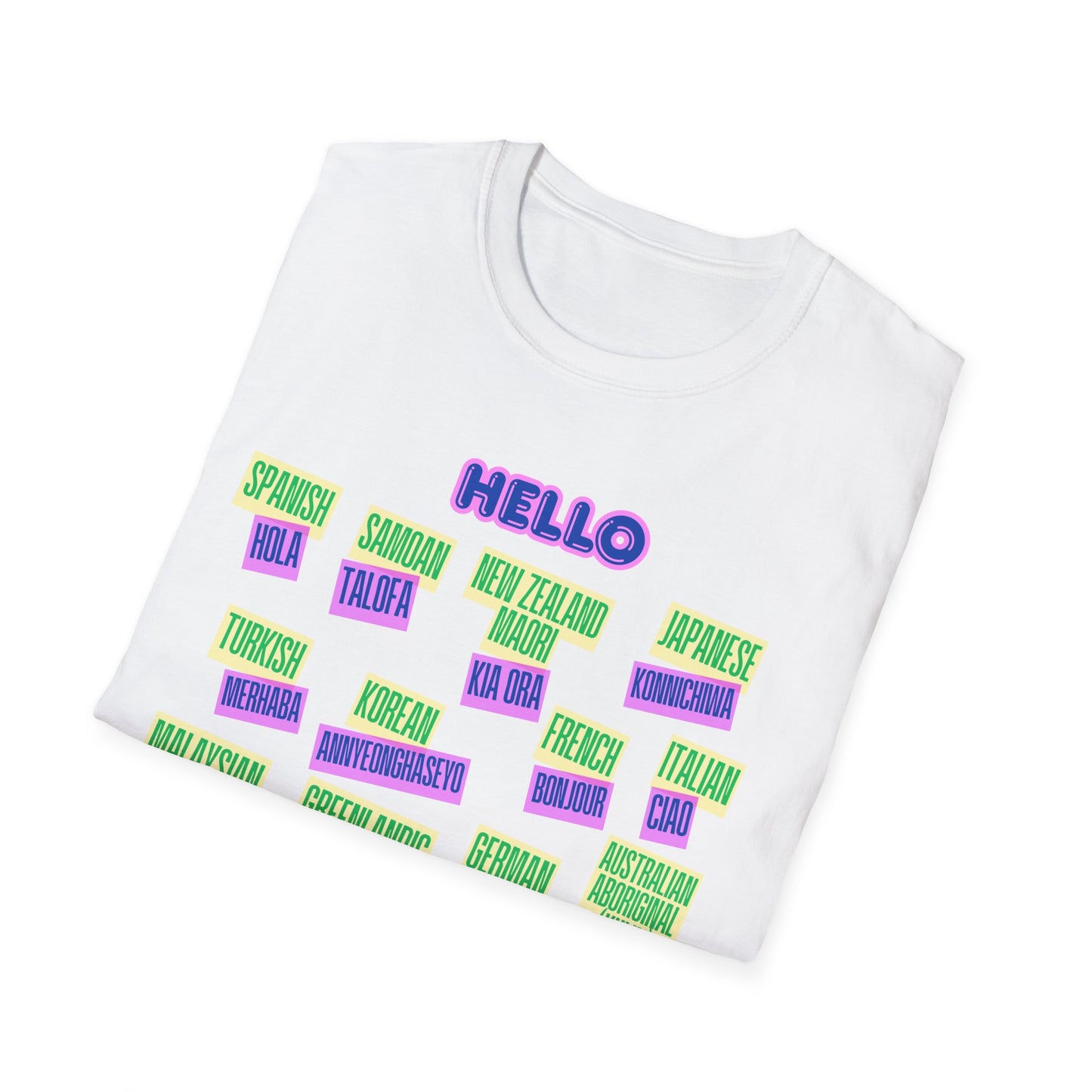 Colorful Greeting Unisex T-Shirt | Fun Casual Tee | Perfect Gift for Friends | Summer Wardrobe Essential | Great for Birthdays, [...]