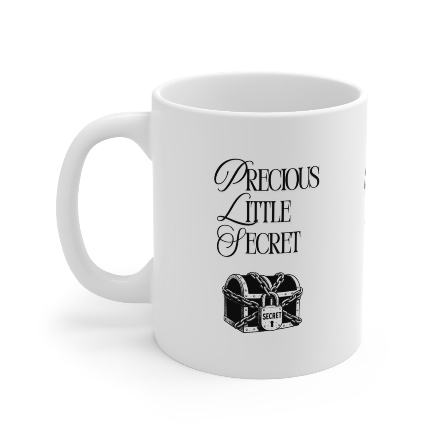 Precious Little Secret Coffee Mug, Unique Gift for Coffee Lovers, Fun Ceramic Cups for Birthdays, Secret Santa, and Everyday Use