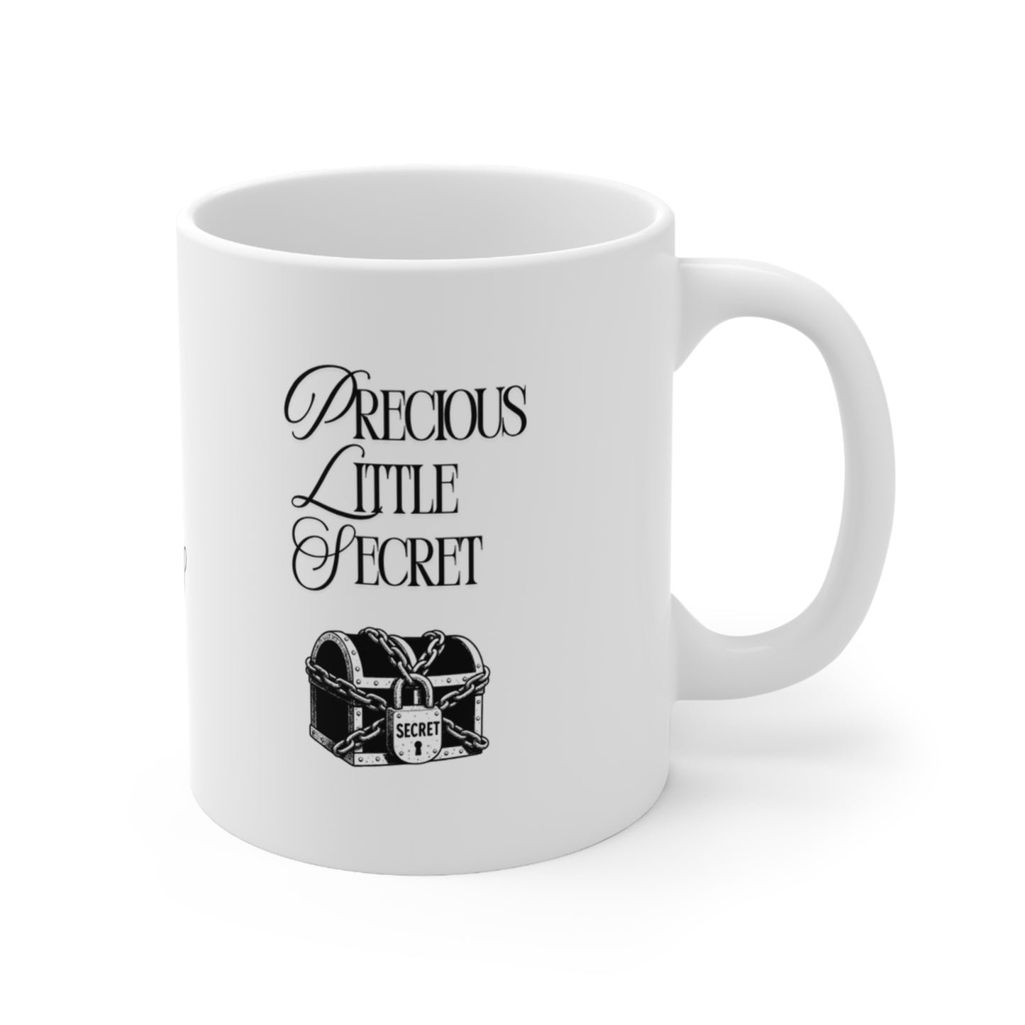 Precious Little Secret Coffee Mug, Unique Gift for Coffee Lovers, Fun Ceramic Cups for Birthdays, Secret Santa, and Everyday Use